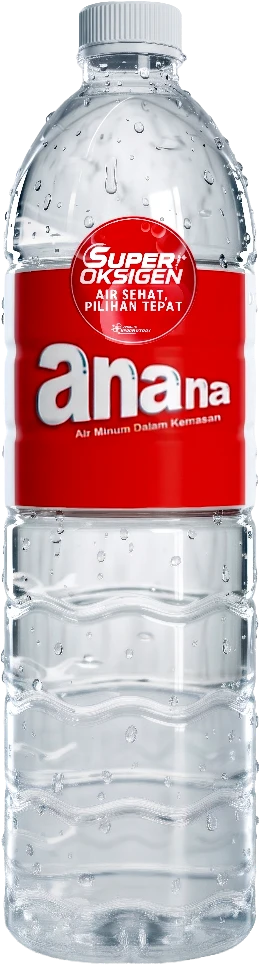 Botol anana Super Oksigen — air minum dalam kemasan dengan teknologi Nano Oxy Bubble